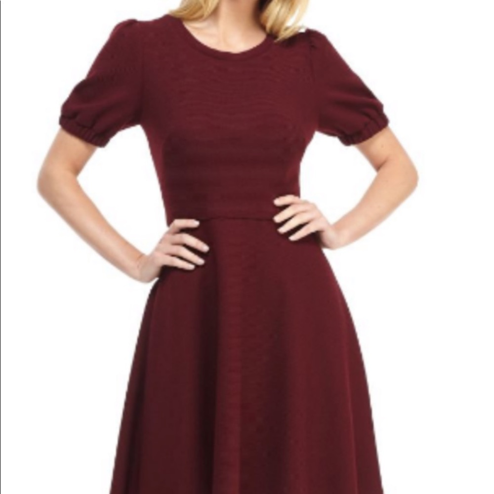Gal Meets Glam Kristen Maroon Dress